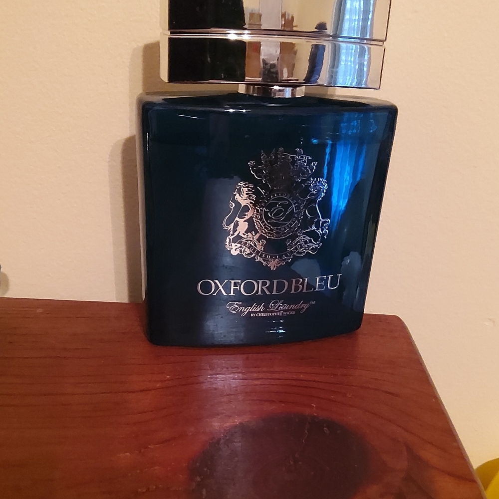 English laundry Oxford bleu